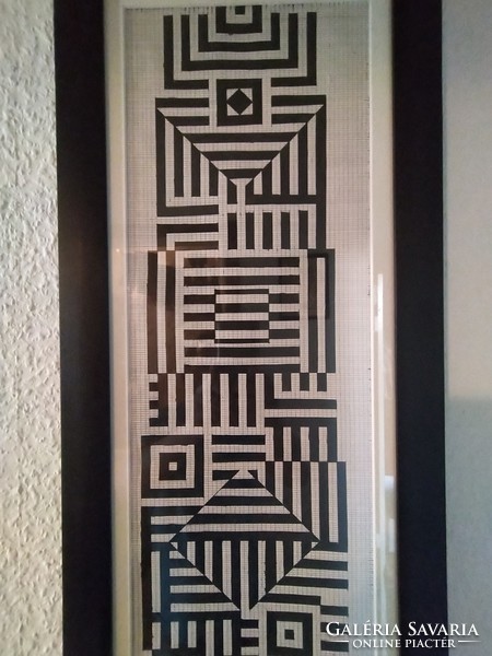 Victor vasarely's abstract work can be found on the side walls of the National Theater in Győr