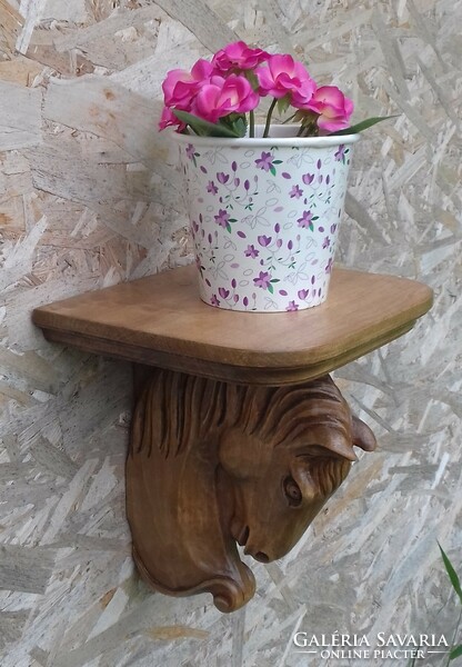 Horse shelf horse shelf horse gift horse carving horse head wooden shelf horse furniture horse carving unique furniture horse