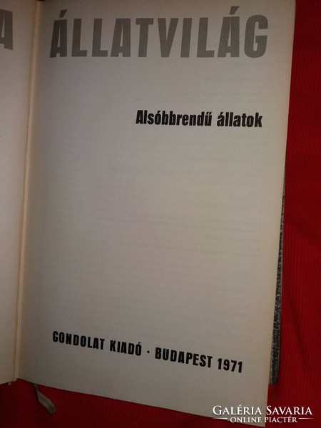 1972.URANIA ÁLLATVILÁG: MADARAK-EMLŐSÖK-ALSÓBBRENDŰEK 3 DB lexikon EGYBE képek szerint GONDOLAT