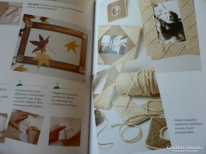 Picture frames, can be made by hand. Creative book