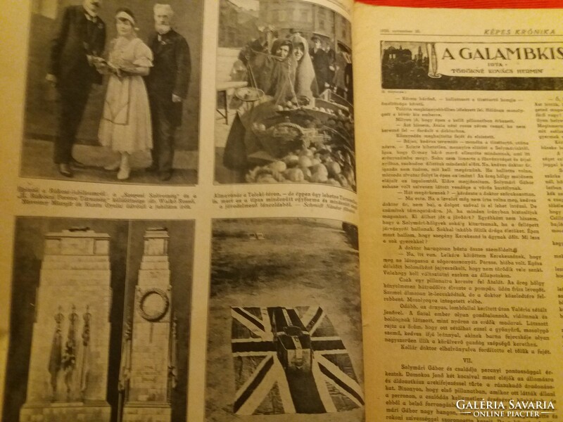 Antique 1920 November 30. Photo chronicle newspaper magazine according to pictures