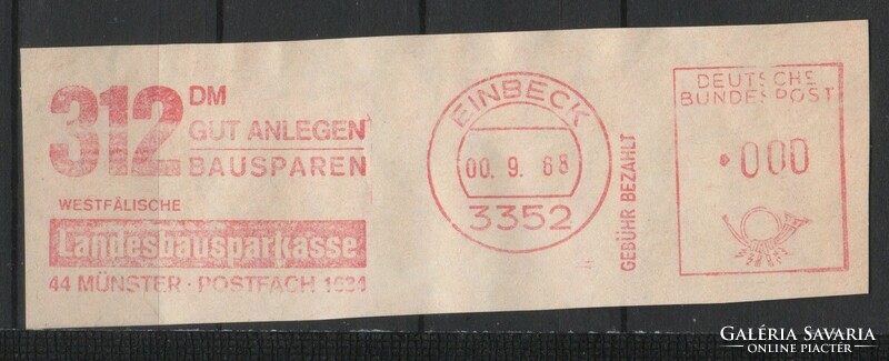 Gépi bérmentesítés kivágáson  0023 (Bundes) Einbeck      1968