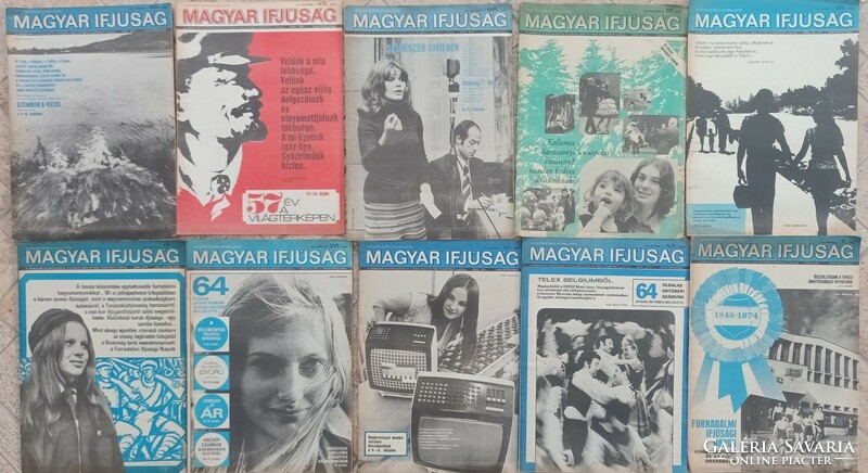 MAGYAR IFJÚSÁG 1973. 1974. 1975. évfolyam újságok/ születésnapra vagy gyűjtőknek