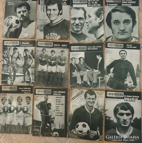 Football 1972. (Xviii. Year 1-12. No. ) For a gift, for a birthday, for a collection
