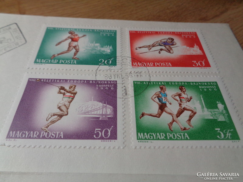 Viii. Athletic eb. Budapest 2 pcs. First day stamp...