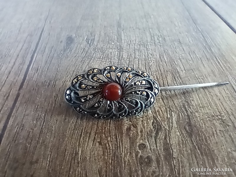 Antique silver brooch