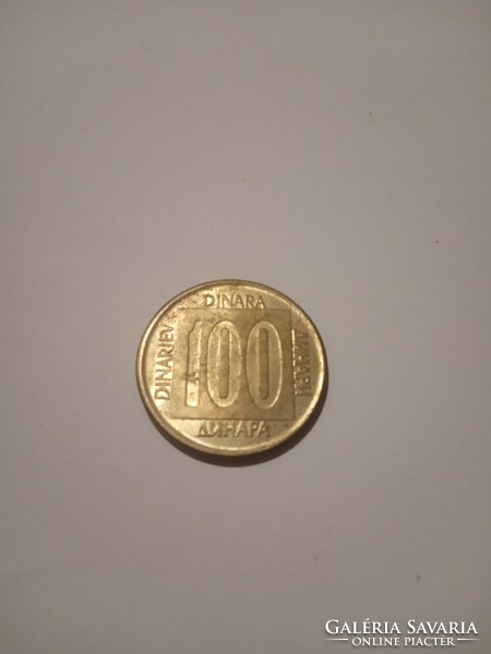 Nice 100 dinars 1989 !! (3)