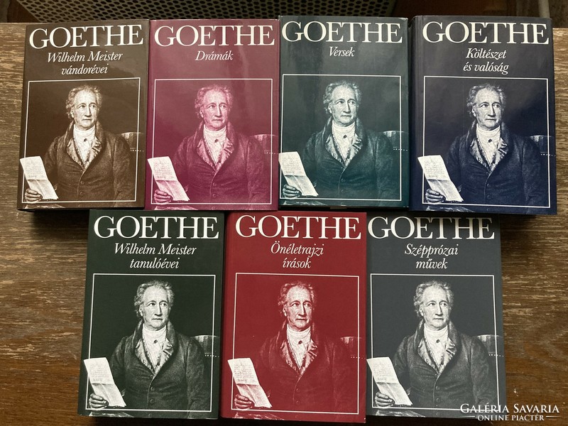 Goethe 7 db-os sorozat, hibátlan, újszerű állapotban