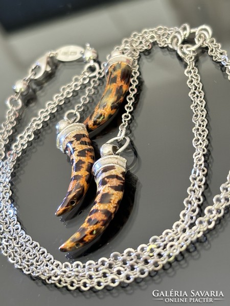 Fabulous morini gioielli double row silver necklace necklaces