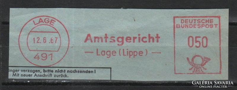 Gépi bérmentesítés kivágáson  0025 (Bundes) Lage      1967