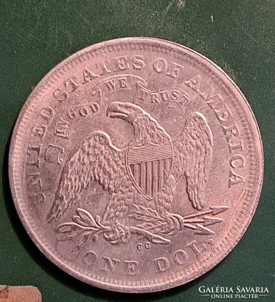 Amerikai 1 dollár 1847 emlék veret ( nikkel.)
