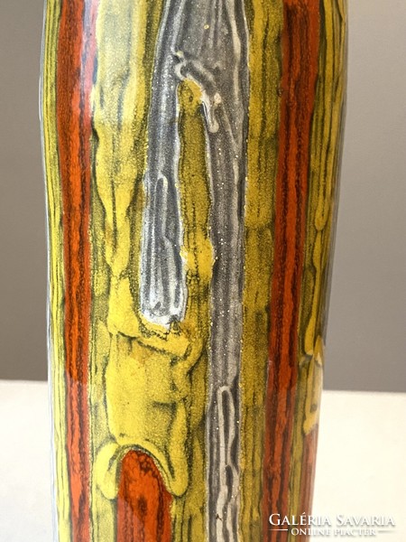 Illís painted retro ceramic vase 38 cm