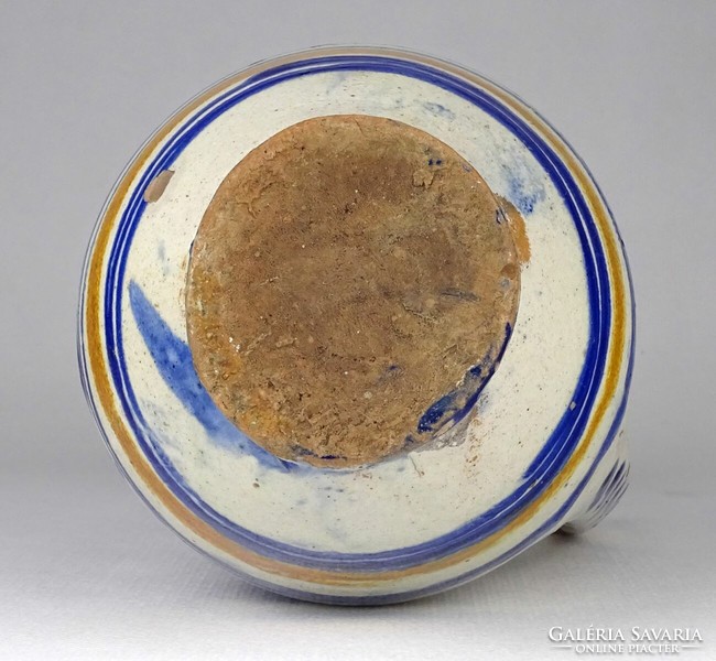 1O961 antique ~1880 Transylvanian Torda bowl 21.5 Cm