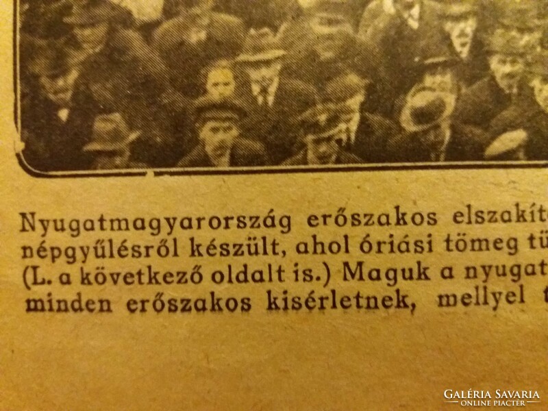 Antik 1921 március 1. KÉPES KRÓNIKA újság magazin képek szerint
