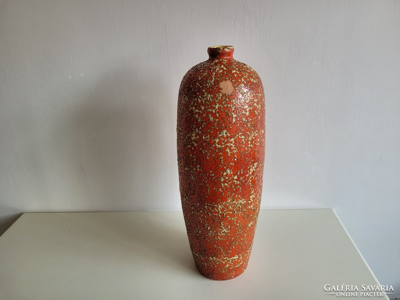 Retro huge 56.5 cm floor vase mid century large ceramic vase