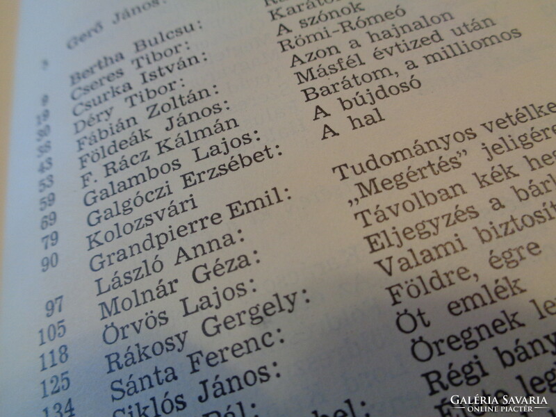 Szép só anthology 1972. Big names with nice drawings