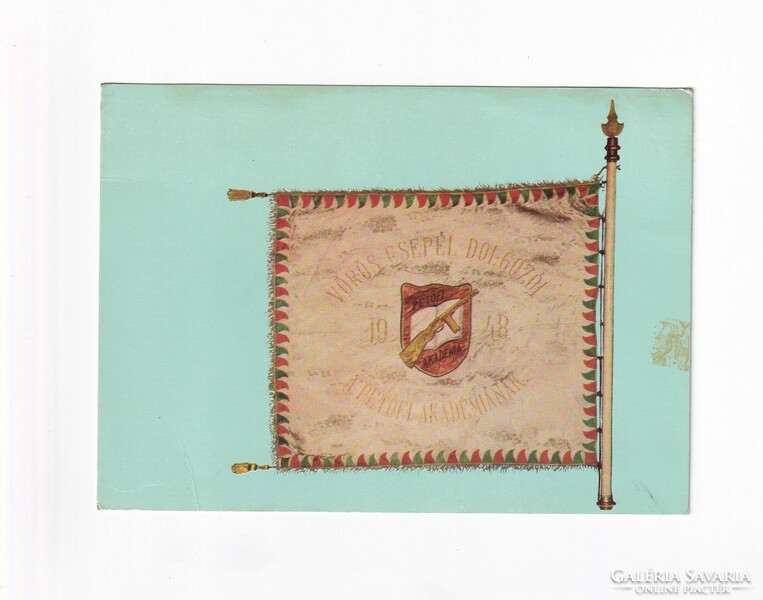 Országos Hadtörténeti múzeum kiadványa K:01 (Honvéd Petőfi Akadémia zászlója 1948)