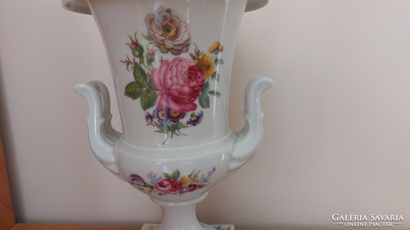 (K) beautiful porcelain vase approx. 25 cm lindner kueps bavaria bettina