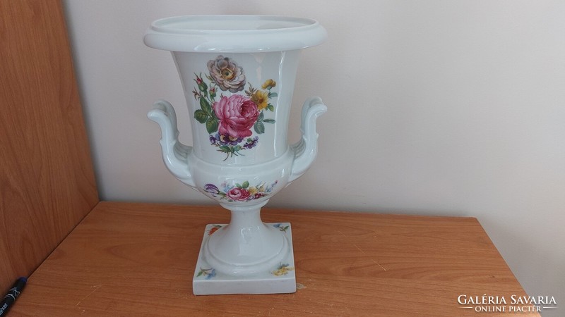 (K) beautiful porcelain vase approx. 25 cm lindner kueps bavaria bettina