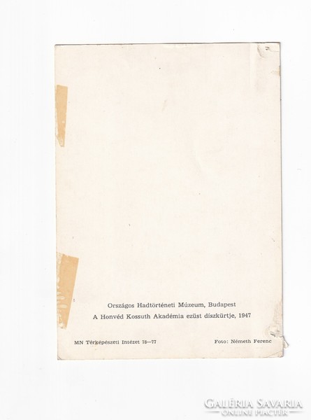 Országos Hadtörténeti múzeum kiadványa K:01 (A Honvéd Kossuth Akadémia ezüst díszkürtje 1947)
