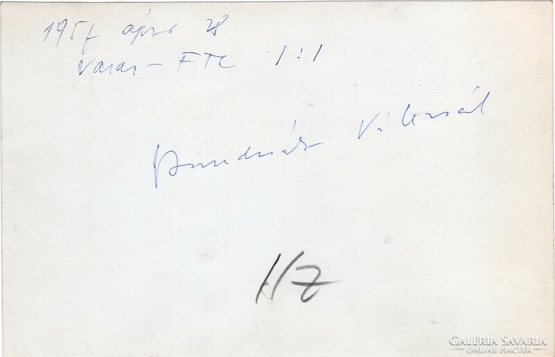 Ferencváros (ftc) 1:1 iron 28.04.1957