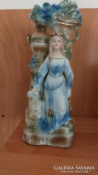 (K) beautiful porcelain statue - vase approx. 18 cm high