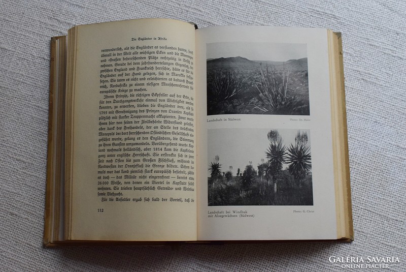 Afrika Schwarz oder Weiß , dr. Arthur Berger , Berlin , Német Könyvszövetség 1932 antik könyv