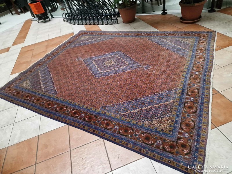 Mahi tabraiz hand-knotted 250x305 cm wool Persian carpet bfz493