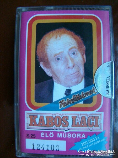 Kabos laci live show cassette tape