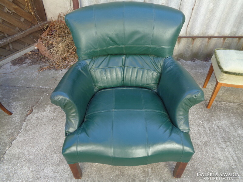 Leather armchair