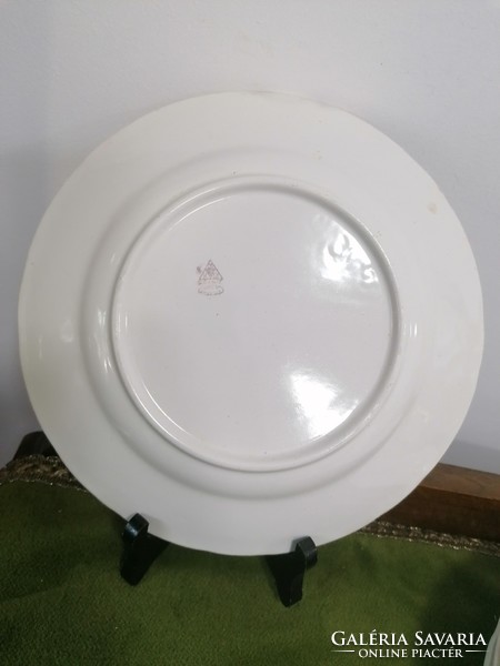 Gyöngyözött szélű Gránit lapos tányér 4 db