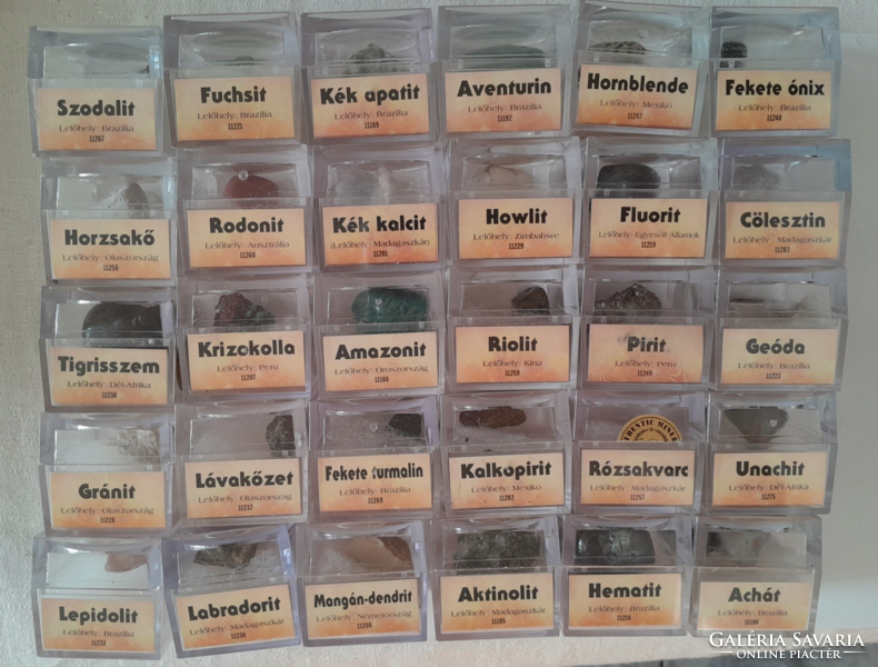 2. Mineral and rock collection liquidation fuchsite /mineral samples /