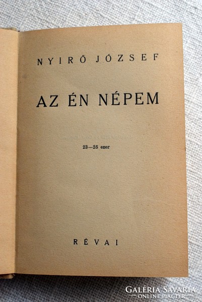 Nyírő József , Az én népem , Révai kiadás , 1935 , szépirodalom , regény , novella , elbeszélés
