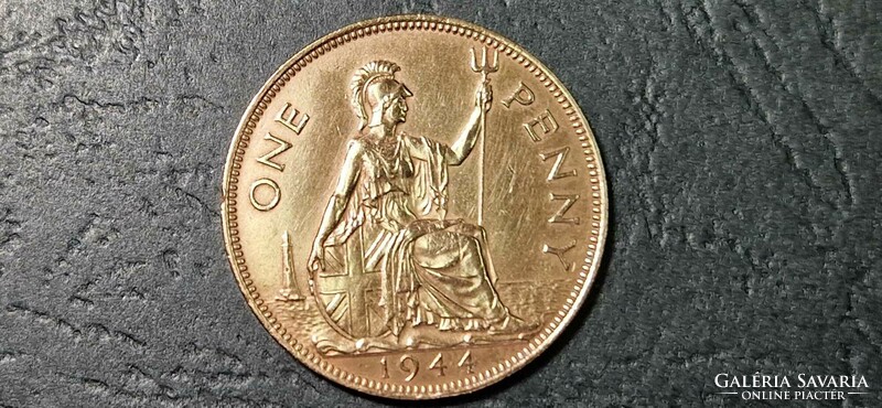 England 1 penny 1944.