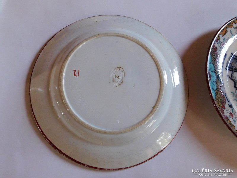 Villeroy & Boch antik tányérok - 1800-as évek- Timor - 4 darab