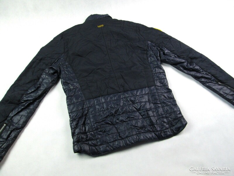Original g-star raw (s / m) dark blue sporty men's transitional jacket