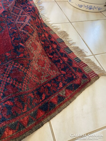 Semi antique handmade Afghan nomad carpet 230x320