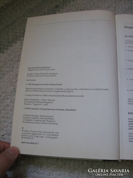 German-Hungarian and Hungarian-German business dictionary