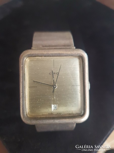 Silver ciro automatic women's wristwatch