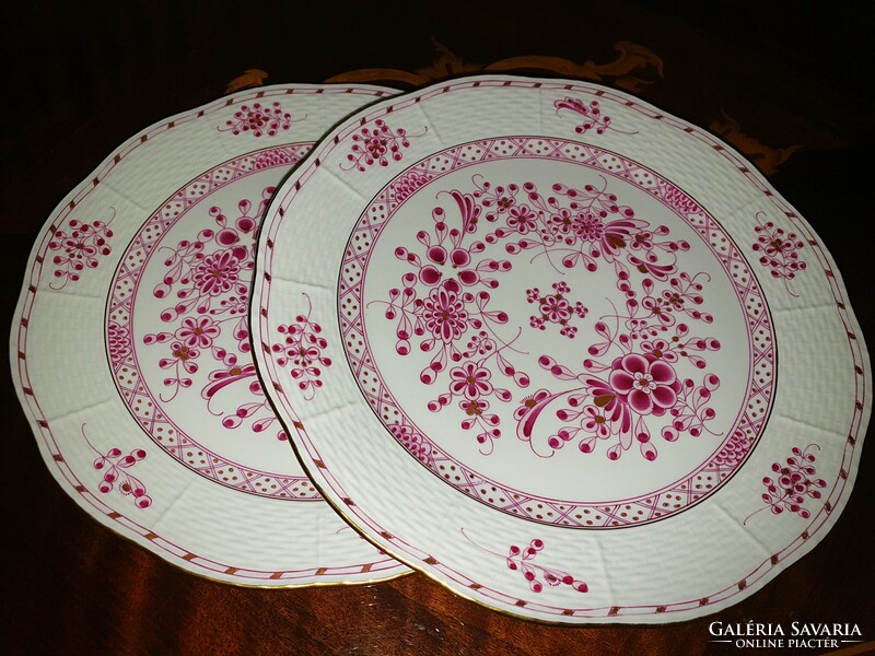 Herend waldstein rose flat plate