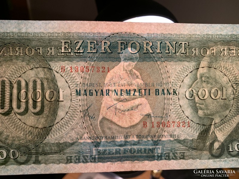 ***  1983 November  "B" 1000 forint ***