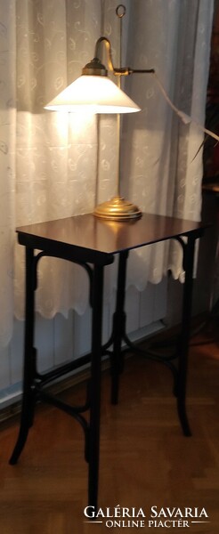 Gyönyörű Íróasztal, Bank lámpa rézből állítható magasság és fényirány tejüveg búra