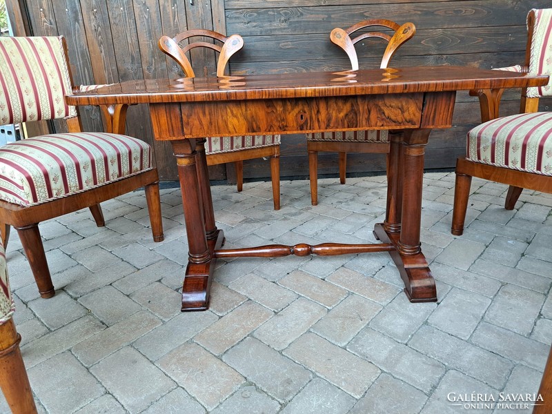 Biedermeier table, women's desk, exceptional piece