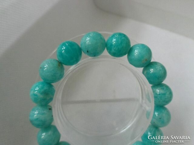Amazonite mineral bracelet 12-13 mm