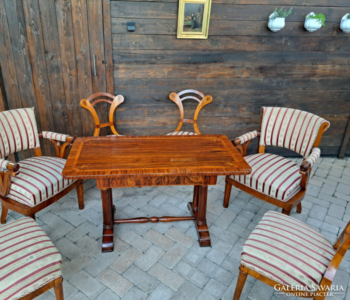 Biedermeier table, women's desk, exceptional piece