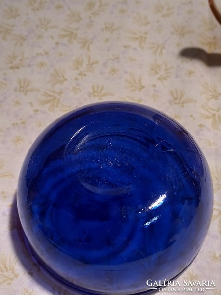 3 Royal blue English glass bowls, offer, pcs/price