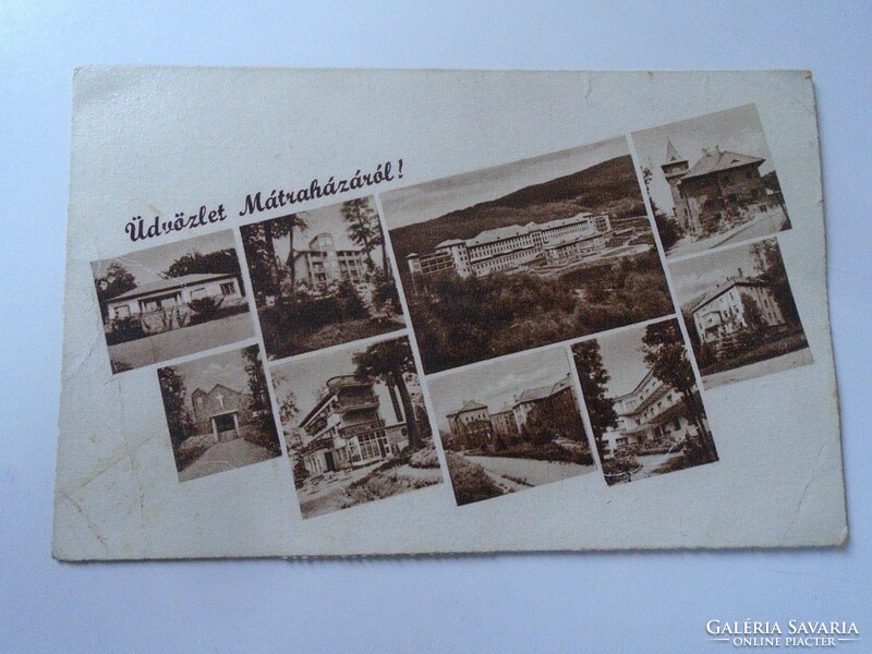 D198863 mátraháza 1940k old postcard Bártfay - Újpest