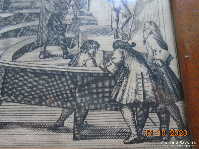 Drawing a nude with instructions at the Clementine Academy in Bologna, print by Gianpietro Zanotti (1674-1765)