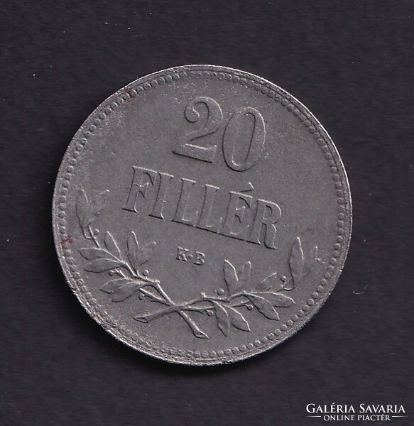 20 Filér 1917 approx.