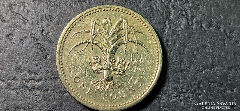 England 1 pound 1990.